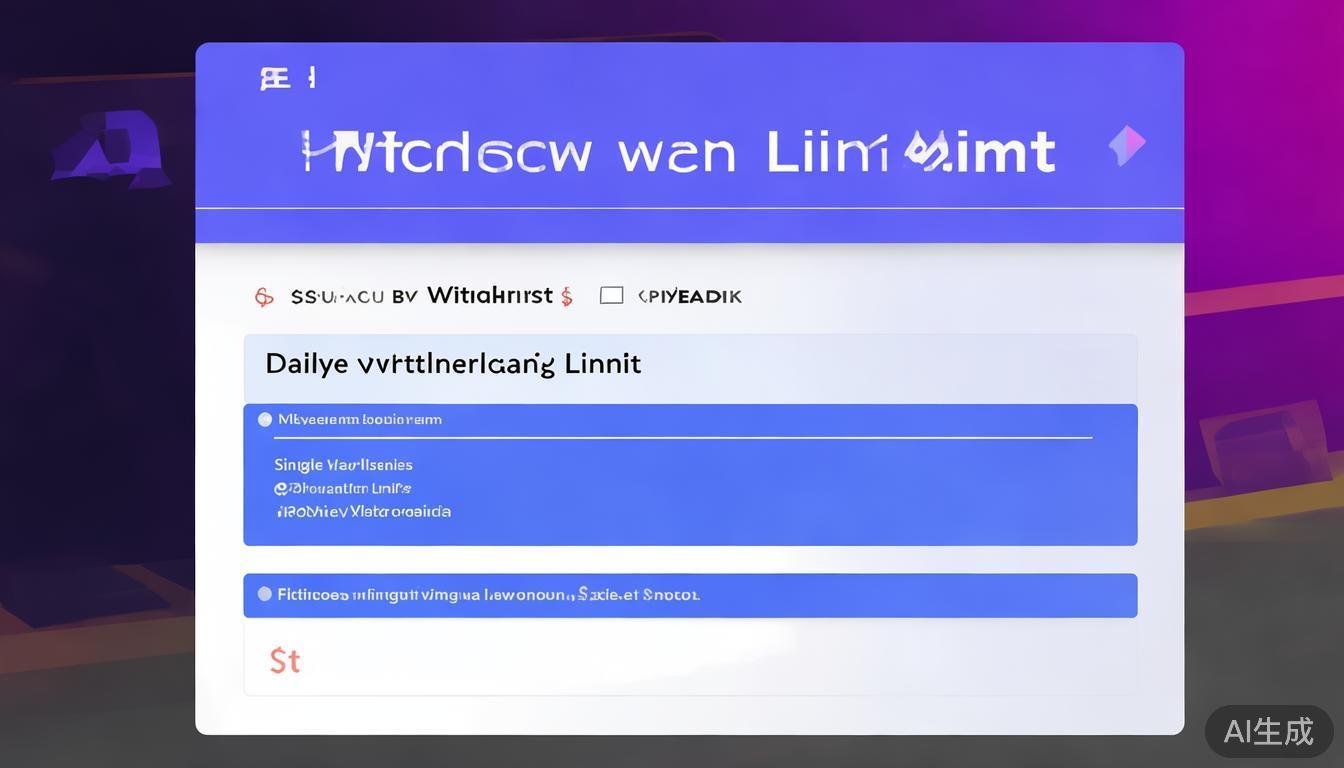 bitpie比特派钱包_比特派钱包trx_如何在比特派钱包下载官方app中设置提款限制?