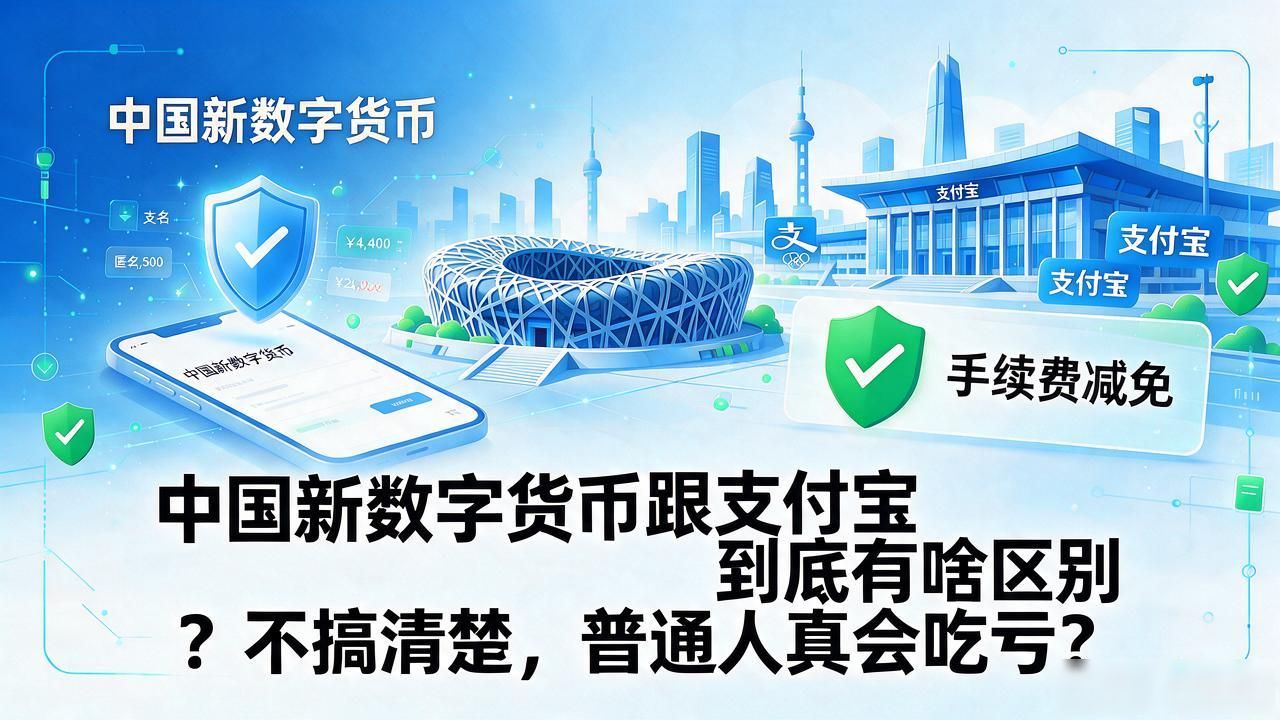 央行数字货币_中国的新数字货币_数字人民币与支付宝区别