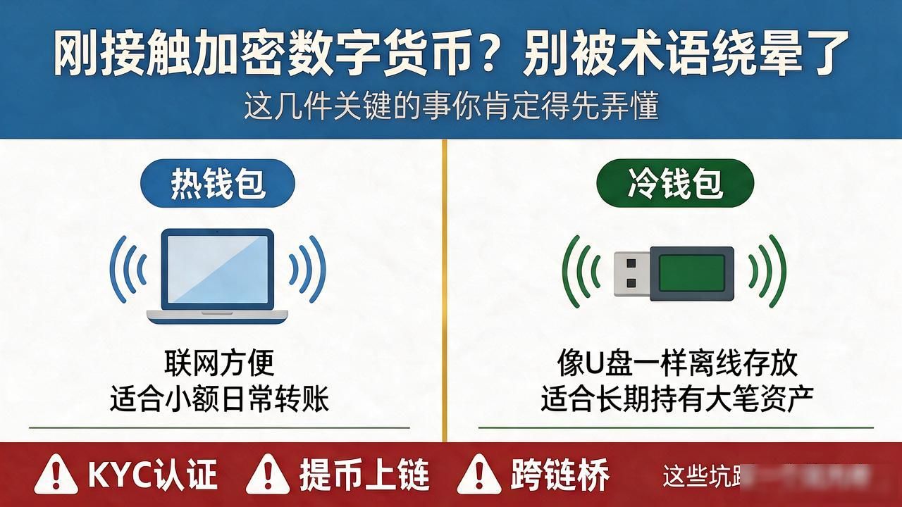 冷钱包热钱包区别与风险_加密数字货币基本概念解读_了解加密数字货币
