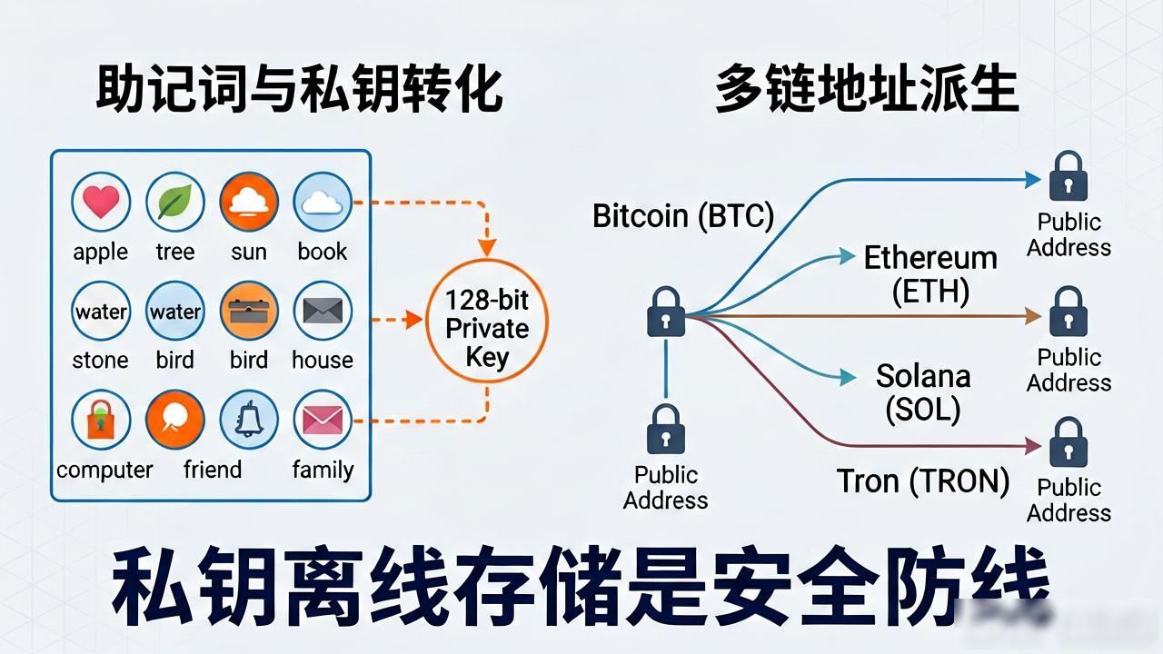 了解 BitPie 钱包的存储机制_BitPie钱包安全加密资产_BitPie钱包助记词保存方法