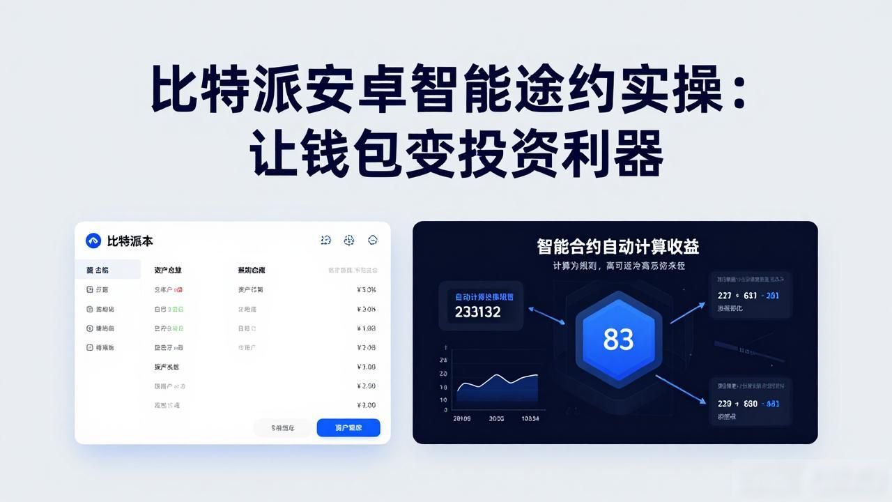 如何在比特派钱包安卓版中使用智能合约，增强您的投资灵活性与操作效率？_比特派钱包智能合约集成_安卓去中心化金融