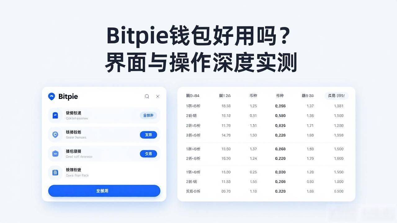 Bitpie钱包的用户界面与操作体验评测_Bitpie钱包交易流畅度_Bitpie钱包极简设计