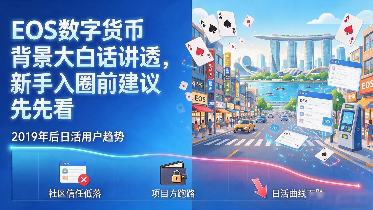 eos数字货币背景_EOS主网上线后日活下跌原因分析_EOS项目布特林与布洛克曼发展史