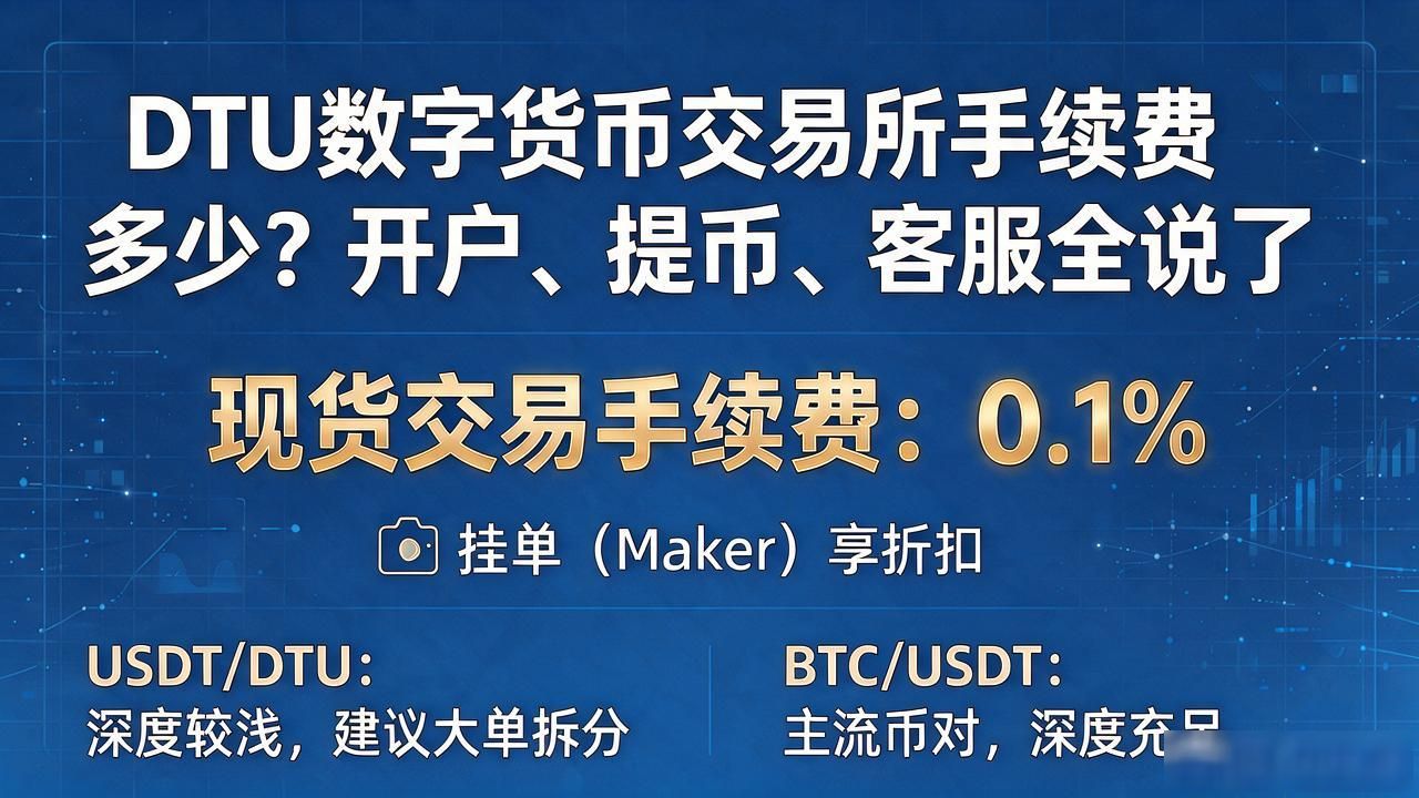 DTU数字货币交易所真实使用体验_DTU数字货币交易所_DTU现货交易手续费与滑点分析