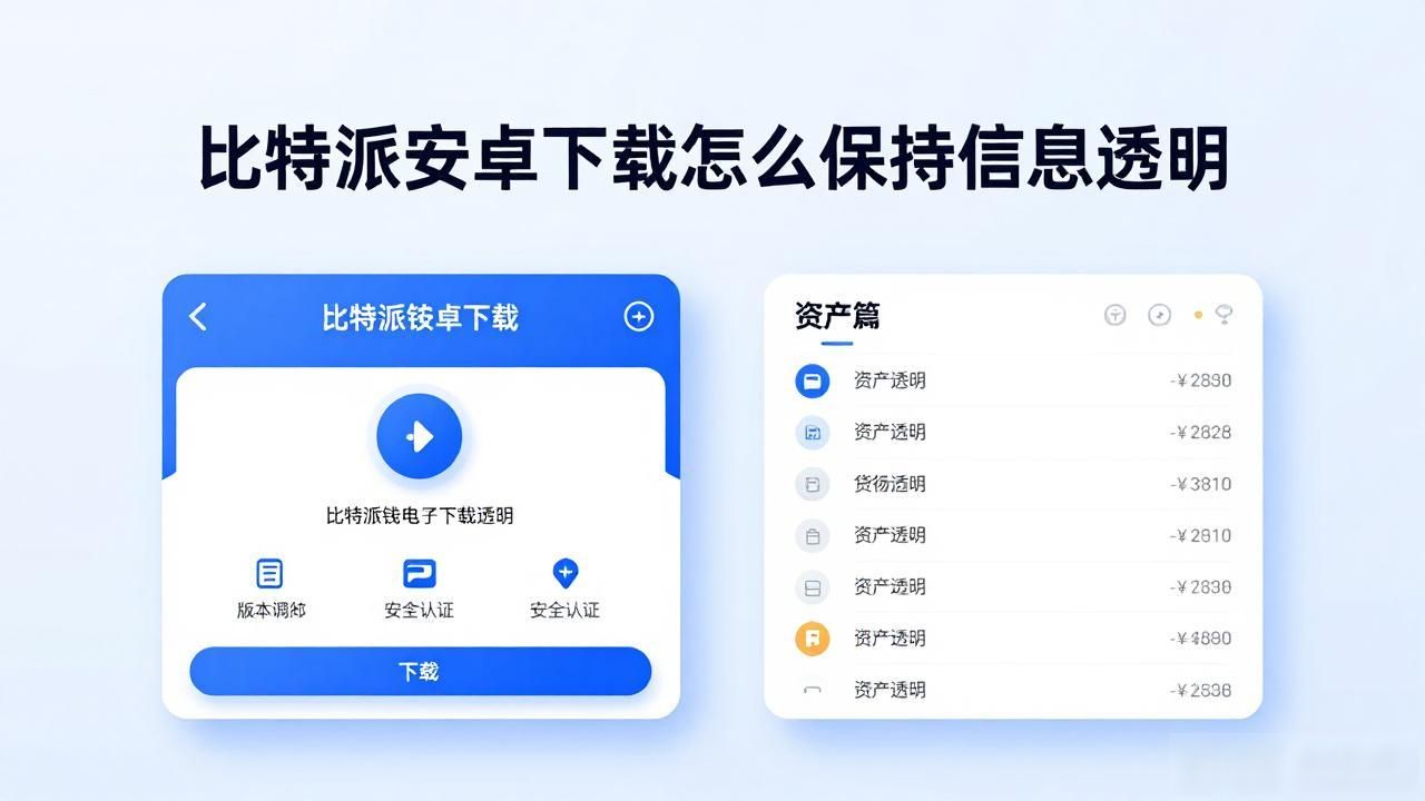 比特派钱包安卓下载官方渠道_如何在比特派钱包安卓版下载中维护信息透明?_比特派钱包功能透明度展示