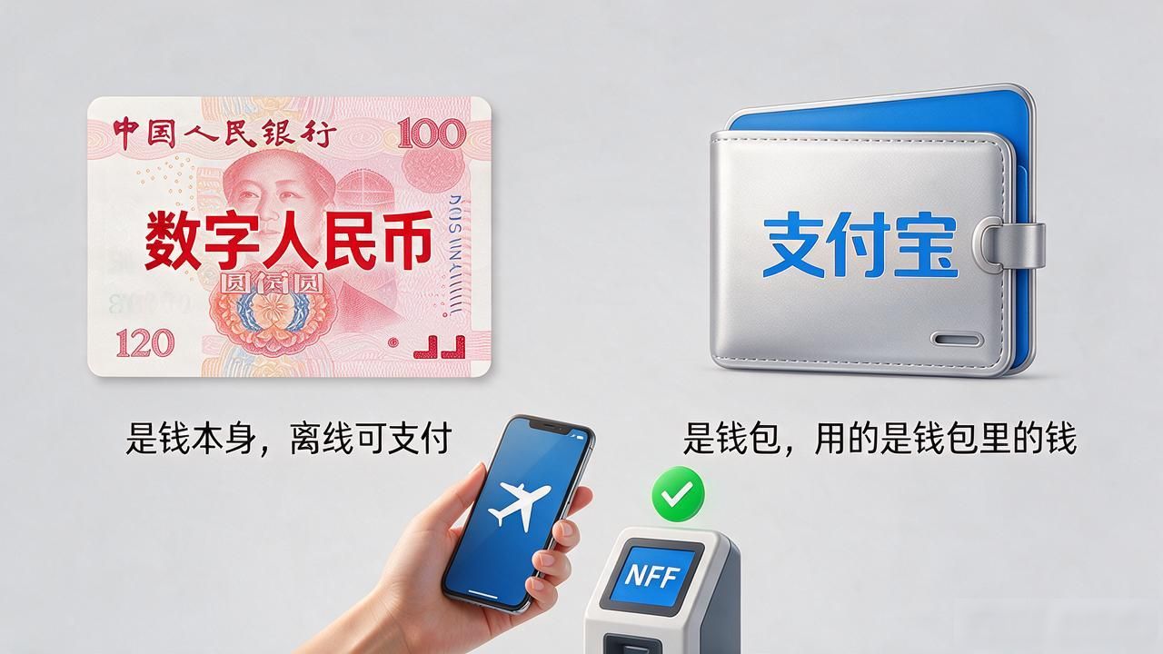 数字人民币双离线支付功能_有关数字货币的内容_数字人民币与支付宝的区别